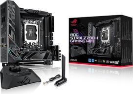 ASUS ROG Strix Z790-I Gaming WiFi pagrindinė plokštė "Intel" lizdas LGA1700 (mini-ITX, DDR5 atmintis, 2x M.2, PCIe 5.0, "WiFi 6E", "Thunderbolt 4", "ROG Strix Hive")
