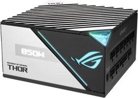 ASUS ROG Thor 850W Platinum II maitinimo šaltinis (Aura Sync RGB apšvietimas, OLED ekranas, 135 mm Axial Tech ventiliatorius su PWM valdymu, 0 dB aušinimas, parengtas PCIe 5.0)