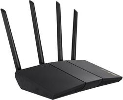ASUS RT-AX57 AX3000 "AiMesh" dviejų dažnių "WiFi" maršrutizatorius ("WiFi 6", 1024-QAM, "AiProtection", MU-MIMO, OFDMA, "App Control").