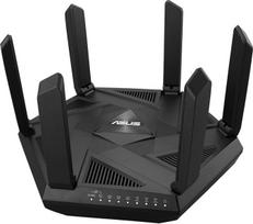 ASUS RT-AXE7800 Trijuostis "WiFi 6E" (802.11ax) maršrutizatorius (6 GHz juosta, "AiProtection Pro", 2,5G prievadas, "Link Aggregation", "AiMesh").