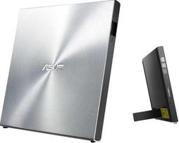 ASUS SDRW-08U5S-U "Ultradrive" išorinis plonas DVD įrašymo įrenginys (8X DVD±R, 6X DVD±R DL, 5X DVD-RAM, USB 2.0) su įrašymo programine įranga Silver