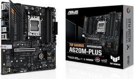 ASUS TUF Gaming A620M-PLUS pagrindinė plokštė Socket AMD A620 (Ryzen 7000, Micro-ATX, DDR5 atmintis, PCIe 4.0, BIOS Flashback, USB 3.2 Gen 2, Aura Sync)