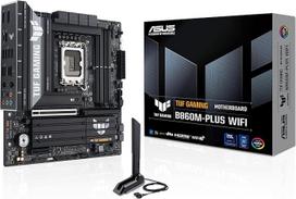 ASUS TUF TUF Gaming B860M-PLUS WiFi pagrindinė plokštė "Intel" lizdas LGA 1851 (Intel B860, mATX, DDR5 atmintis, PCIe 5.0, 2X PCIe 4.0 M.2, "WiFi 7", "Aura Sync")