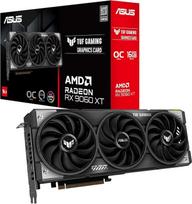ASUS TUF TUF Gaming Radeon RX 9060 XT OC Edition 16GB GDDR6 žaidimų vaizdo plokštė (AMD Radeon RX9060XT, AMD RDNA 4 architektūra, PCIe 5.0, 1x HMDI 2.1b, 2x DisplayPort 2.1a, RGB, TUF-RX9060XT-O16G-GAMING)