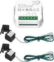 Asyduey Tuya WLAN Smart Meter Smart Energy Meter 80A srovės transformatorius Saulės PV energijos gamybos ir vartojimo monitorius 2CT