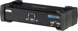 ATEN 2 prievadų USB DVI/Audio KVMP jungiklis