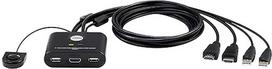 ATEN CS22HF USB FHD HDMI kabelių jungiklis su 2 prievadais