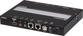 ATEN CN9850 1 vietinis nuotolinis bendrinimas Vieno prievado 4K HDMI KVM per IP jungiklį