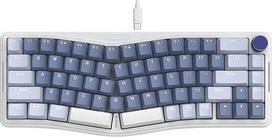 ATTACK SHARK AKS068 Alice 60% Mechaninė žaidimų klaviatūra, USB-C laidinė "Apex Pro Mini RGB" klaviatūra, tvirtinama ant tarpinės, sukamoji rankenėlė, VIA programuojama, "Hot Swap" linijinis jungiklis, PC/MAC/QWERTY
