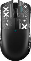 ATTACK SHARK X11 SE belaidė žaidimų pelė, "PixArt PAW3311" žaidimų jutiklis, BT/2.4G belaidis/laidinis ryšys, 22000 DPI, 65 val. baterija, biuro ir žaidimų pelė "Win/Xbox/PS/Mac" (juoda + juosta)