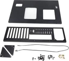 Atviro tipo kompiuterio korpusas, skirtas ATX/Micro ATX/Minis ITX pagrindinėms plokštėms, atviro rėmo kompiuterio korpusas iki 305 x 245 mm, modulinio dizaino korpuso rėmas