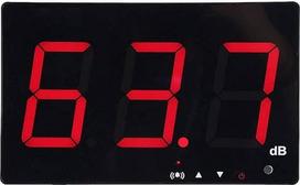 AUNMAS garso lygio matuoklis, USB maitinamas 9,6 colių LCD skaitmeninis garso lygio matuoklis SW-525B sieninis 30-130 dB triukšmo matuoklis