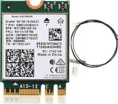 AX210NGW WiFi kortelė Trijuostis belaidžio ryšio modulis nešiojamajam kompiuteriui su "Windows 11/10" 64bit M.2/NGFF WiFi kortelė 6E 11AX su "Bluetooth 5.3 MU-MIMO" 2 antenomis