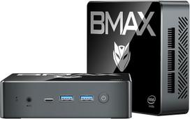BAMX Mini PC N100 (4C/4T, iki 3,4 GHz) 16GB DDR4 RAM 512GB SSD B4Plus Win-11 Pro Mini stalinis kompiuteris 4K 60 Hz Dvigubas HDMI Gigabit Ethernet C tipo (pilna funkcija) × 1