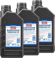 Bandelėje yra 3 x 1 l Liqui Moly 1187 kompresorinės alyvos Sae 5W40 DIN 51506 Vdl 100