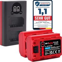 Baxxtar įkroviklis Dual LCD USB + 2 x baterija NP-FZ100 2600 mAh Suderinamas su "Sony Alpha 6600 6700 A6600 A6700 A1 A9 9 R S II A7 III IV A7R 7CR 7S 7R A7III R V R3 R4 FX3 FX30 A7C2 A7R3 NP FZ100