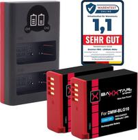 Baxxtar DMW-BLG10E BLG10 akumuliatorius su USB įkrovikliu (dvigubas LCD ekranas), suderinamas su Panasonic DMW-BLE9 Lumix DC GX9 G110 G100 TZ202 TZ101 TZ99 TZ91 GF3 GF5 GX7 GX80 LX100 II ZS70 ZS111 0
