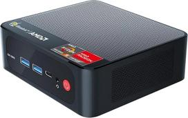 Beelink SER5 5560U mini kompiuteris su "Windows 11 Pro", "Ryzen 5 5560U", 16GB DDR4 RAM, 500GB SSD NVMe, SATA3 lizdas, "Wi-Fi 6 AX", "Gigabit Ethernet", "Bluetooth 5.2", "Ultra HD 4K", HDMI, "DisplayPort
