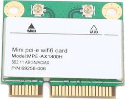 Belaidžio ryšio kortelė MPE AX1800H RTL8852BE 1800Mbps dviejų juostų belaidžio ryšio 6 Bluetooth 5.2 PCIe tinklo adapteris "Android" "Linux