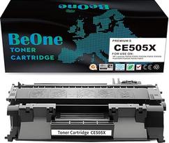 BeOne 1 x 05X CE505X 05A CE505A tonerio kasetė, suderinama su HP Laserjet P2030 P2055 P2035N P2035 P2055D P2055DN P2055X P2056 P2057 (1 juoda)