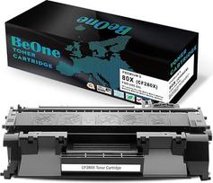BeOne 1 x 80X CF280X 80A CF280A tonerio kasetė, suderinama su spausdintuvu Laserjet Pro 400 M401a M401d M401d M401dn M401dn M401dw M401n M425dn M425dw (1 juoda)