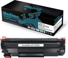 BeOne 1 x CF283A tonerio kasetė, skirta pakeisti 83A CF283A tonerį, skirtą Laserjet Pro M201dw M201n Laserjet Pro MFP M225dn M225dw M125a M125rnw M125nw MFP M127fn M127fp M127fs M127fw (1 juodas)