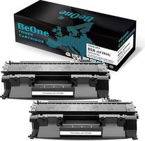 BeOne 2 x 80A CF280A 80X CF280X tonerio kasetės, suderinamos su HP LaserJet Pro 400 M401a M401d M401dn M401dne M401dw M401n M425dn M425dw (2 juodos spalvos)