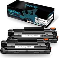 BeOne 2X 85A CE285A tonerio kasetė, suderinama su HP Laserjet Pro P1100 P1102W P1102 M1132 M1132MFP M1134 M1134MFP M1136 M1210 M121212 M1212NF M1213NF M1213NF M113NF M113 217NFW (2 juodos spalvos)