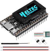 Binghe LoRa ESP32 V4 plokštė su Meshtastic LoRa ESP32 V4 WiFi Bluetooth plokštė su GPS 0,96 colių OLED ekranas 1262 lustas ESP32-S3R2 MCU 16M Flash suderinama su Arduino LoRaWAN IoT Meshtastic