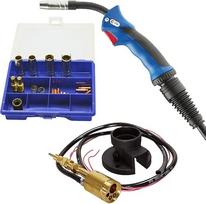 BINZEL MIG/MAG degiklis MB 15 AK Grip + "Scapp Euro Central Connection Conversion Kit" žarnų rinkinys (MB 15/4 metrai)