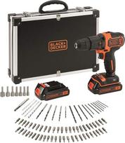 Black & Decker BDCHD18BAFC Akumuliatorinė mašina 80 vnt. Rinkinys