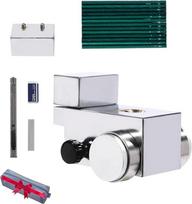Bleistift Härteprüfer, 3 in 1 Tragbarer Härteprüfer, Beschichtungsfilm Kratztester Kit mit 500/750/1000g Gewicht und 13 Bleistiften