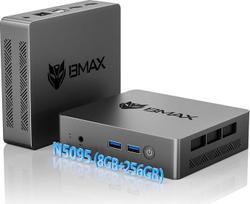 BMAX mini kompiuteris W11 Pro 11 kartos N5095 (maks. 2,9 GHz), 8GB LPDDR4 + 256GB M.2 SSD, 2,5/5,0 GHz "WiFi 5", "Bluetooth 5.0", dvigubas HDMI, 4k, USB 3.0