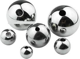 Bohrkugeln aus Edelstahl 1 Stück Bohrgewindebohrer Stahlkugel M5 M6 Gewinde Halbloch Massiv Edelstahl 10 11 12,7 14 15~60mm(12mm x M5)