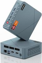 BOSGAME E2 Neo "Windows 11 Pro Business Mini-PC AMD Ryzen 5 3500U, 4C 8T, iki 3,7 GHz, 16GB DDR4 RAM, 512GB SSD, 4K@60Hz trigubas ekranas, HDMI, C tipo, USB 3.2, LAN, "Wi-Fi 5", "Bluetooth 5.0