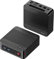 BOSGAME P3 Pro Ryzen 9 7940HS biuro žaidimų mini kompiuteris (iki 5,2 GHz), 16GB DDR5 RAM, 1 TB PCIe 4.0 SSD, mini kompiuteris, 4K trigubas ekranas, HDMI 2.0/DP/USB-C, dvigubas LAN, "Wi-Fi 6E", BT5.2, mažas kompiuteris