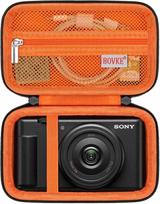 BOVKE Sony ZV-1F / ZV-1 / ZV-1 II Vlog kameros dėklas turinio kūrėjams ir blogeriams, oranžinis, apsauginis dėklas