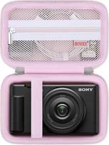 BOVKE Sony ZV-1F / ZV-1 / ZV-1 II Vlog kameros dėklas turinio kūrėjams ir blogeriams, želė rožinės spalvos, apsauginis dėklas