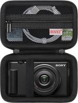 BOVKE Sony ZV-1F / ZV-1 / ZV-1 II Vlog kameros dėklas, skirtas turinio kūrėjams ir blogeriams, juodas, apsauginis dėklas