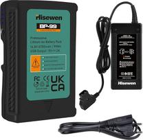 BP-99 V laikiklio akumuliatorius 6700 mAh 99 Wh 14,8 V V-Lock akumuliatorius ir D-Tap įkroviklis, skirtas vaizdo kameros monitoriaus vaizdo kamerai Filmų gamyba