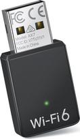 BrosTrend AX900 USB WiFi 6 WLAN Stick Linux Ubuntu, Mint, Debian, Raspberry Pi OS, Kubuntu, Lubuntu, LMDE, Mate, Zorin, Windows 11/10/7 ir kt. Kompiuterio mini USB WiFi adapteris Dviejų dažnių 5 GHz ir 2,4 GHz, OFDMA