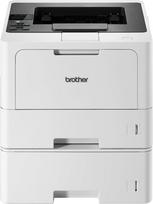Brother HL-L5210DNT lazerinis spausdintuvas juodai baltas (A4, 48 psl. per minutę, 1200 x 1200 DPI, LAN, dvipusis spausdinimas, 250+520 lapų popieriaus kasetės), baltas/pilkas