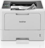 Brother HL-L5210DW lazerinis spausdintuvas juodai baltas (A4, 48 psl. per minutę, 1200 x 1200 DPI, LAN, WLAN, dvipusis spausdinimas, 250 lapų popieriaus kasetė), baltas/pilkas