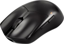 Būkite tylūs! "Dark Perk Sym PC Gaming" pelė, 55 g svorio, itin ilga baterijos veikimo trukmė, 8000 Hz mėginių dažnis, "PixArt PAW3950" jutiklis, 32 000 DPI, optiniai 70 m jungikliai, 100 % PTFE slydimo takeliai
