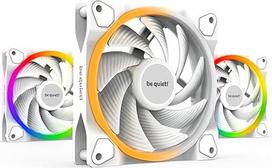 Būkite tylūs! "Light Wings" BL101 White 120 mm PWM didelio greičio trigubas korpuso ventiliatorius, baltos spalvos, 3 vnt.