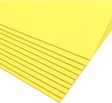 Bunte EVA-Schaumstoffplatten for Basteln for Kinder - 10er-Pack 40 x 60 cm, nedovanojama Schwammpapier for DIY-Kunstprojekte(Yellow)