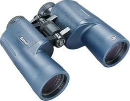 Bushnell - H2O 2 - Binokliai - 7x50 tamsiai mėlyni Porro - su daugiasluoksniu padengimu - atsparūs vandeniui/prieš rūką - pasukami okuliaro gaubteliai - vandens sportas - plaukiojimas valtimi