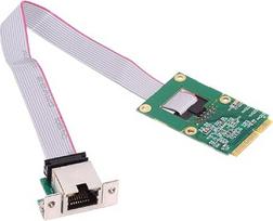 cablecc RJ45 2.5Gbps 2500Mbps į Mini PCI-E PCI Express 1000Mbps GBE Gigabit Ethernet tinklo LAN kabelio adapteris stalinėms pagrindinėms plokštėms