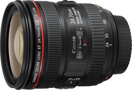 Canon Standartinis fotoaparatas EF 24-70mm f/1:4L IS USM (77mm Filtergewinde), juodos spalvos (Visuotinai prieinamas)