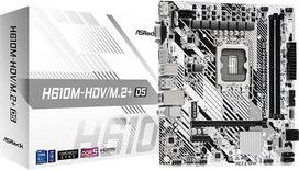 Carte+M%C3% A8re+ASRock+H610M-HDV%2FM.2%2B+DDR5+%28Intel+LGA+1700%29+Micro+ATX